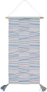 Verden Striped Multicolor Wall Hanging - Clearance
