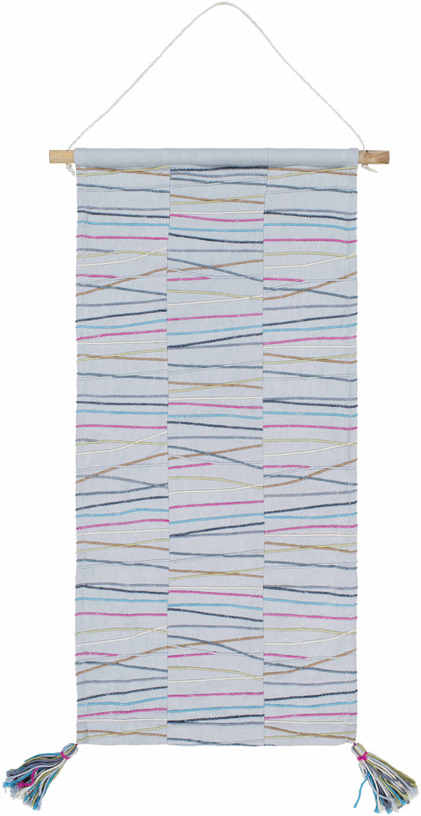 Verden Striped Multicolor Wall Hanging