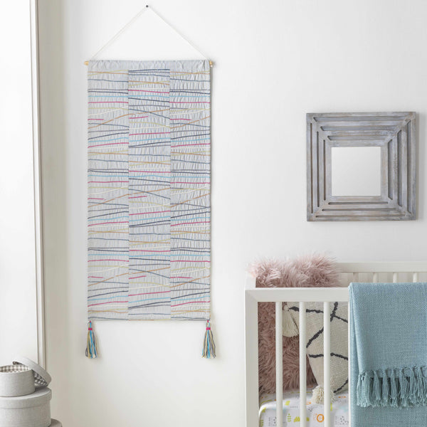 Verden Striped Multicolor Wall Hanging