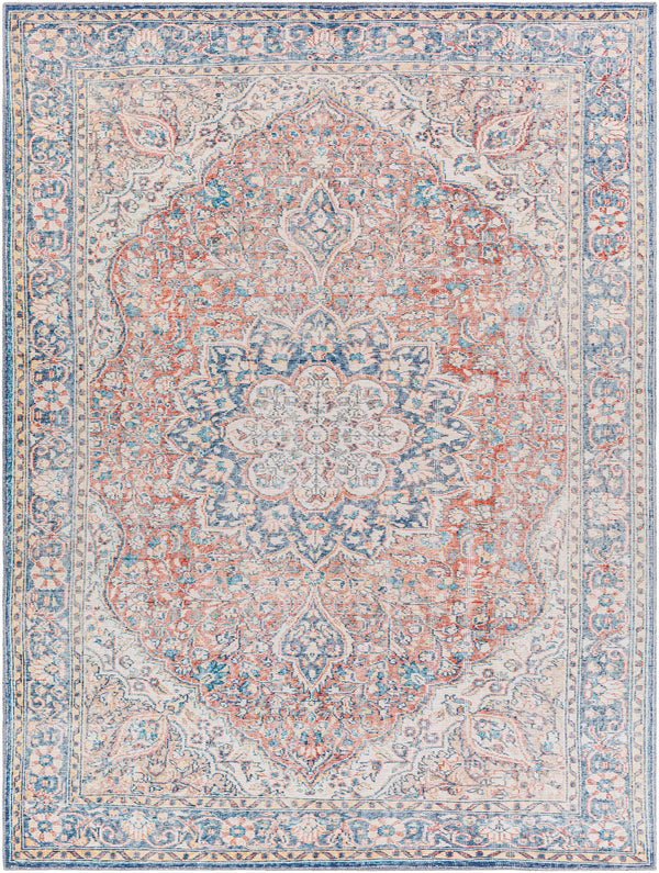 Wacousta Red&Blue Washable Rug - Clearance