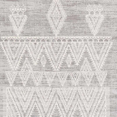 Wakita Gray Tribal Rug - Clearance