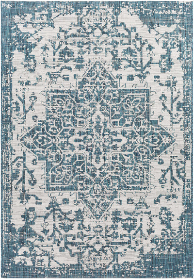 Teal Kilmacolm Indoor & Outdoor Rug - Clearance