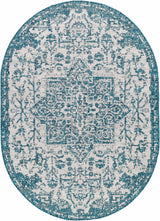 Teal Kilmacolm Indoor & Outdoor Area Rug - Clearance