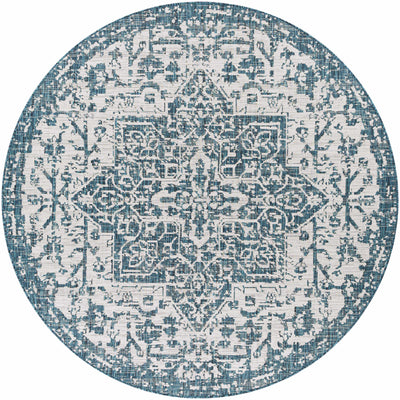 Teal Kilmacolm Indoor & Outdoor Rug - Clearance