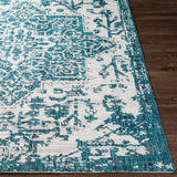 Teal Kilmacolm Indoor & Outdoor Area Rug - Clearance