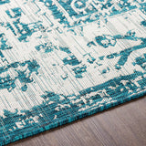 Teal Kilmacolm Indoor & Outdoor Area Rug - Clearance
