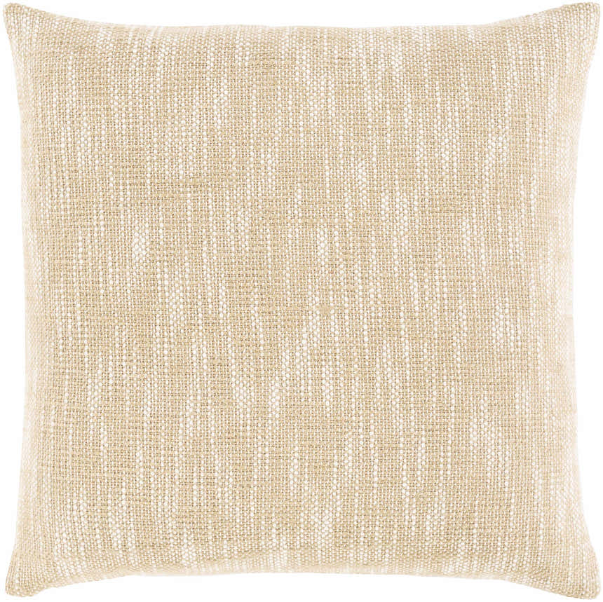 Wansford Oatmeal Square Throw Pillow - Clearance
