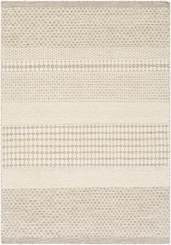 Warabrook Beige Scandi Boho Wool Carpet