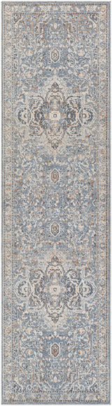 Buguey Cream&Blue  Area Rug - Clearance