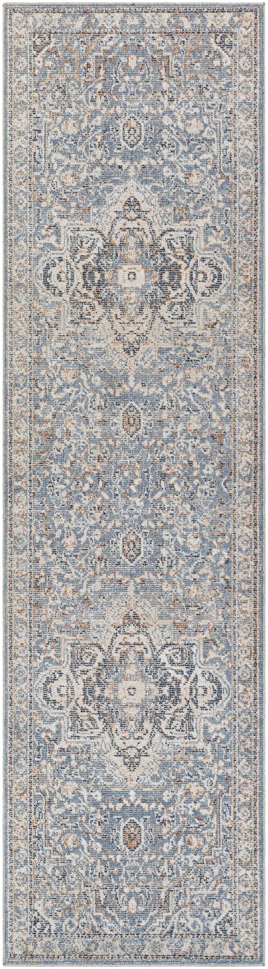 Buguey Cream&Blue  Area Rug - Clearance