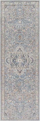 Buguey Cream&Blue  Area Rug - Clearance