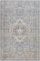 Buguey Cream&Blue  Area Rug - Clearance