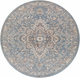 Buguey Cream&Blue  Area Rug - Clearance