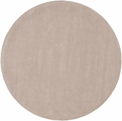 Brockton Solid Tan Wool Rug