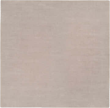 Close-up of a tan, hand loomed wool Brockton Area Rug. Neutral color and subtle texture. Design-Square-8
