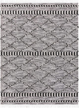 Warrandyte 5x7 Black&White High-Low Rug - Clearance