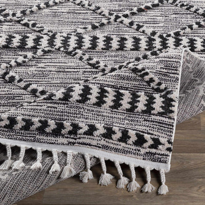 Warrandyte 5x7 Black&White High-Low Rug - Clearance