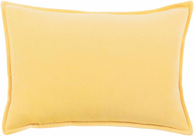 Wasilla Mustard Square Throw Pillow