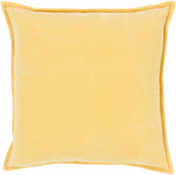 Wasilla Mustard Square Throw Pillow