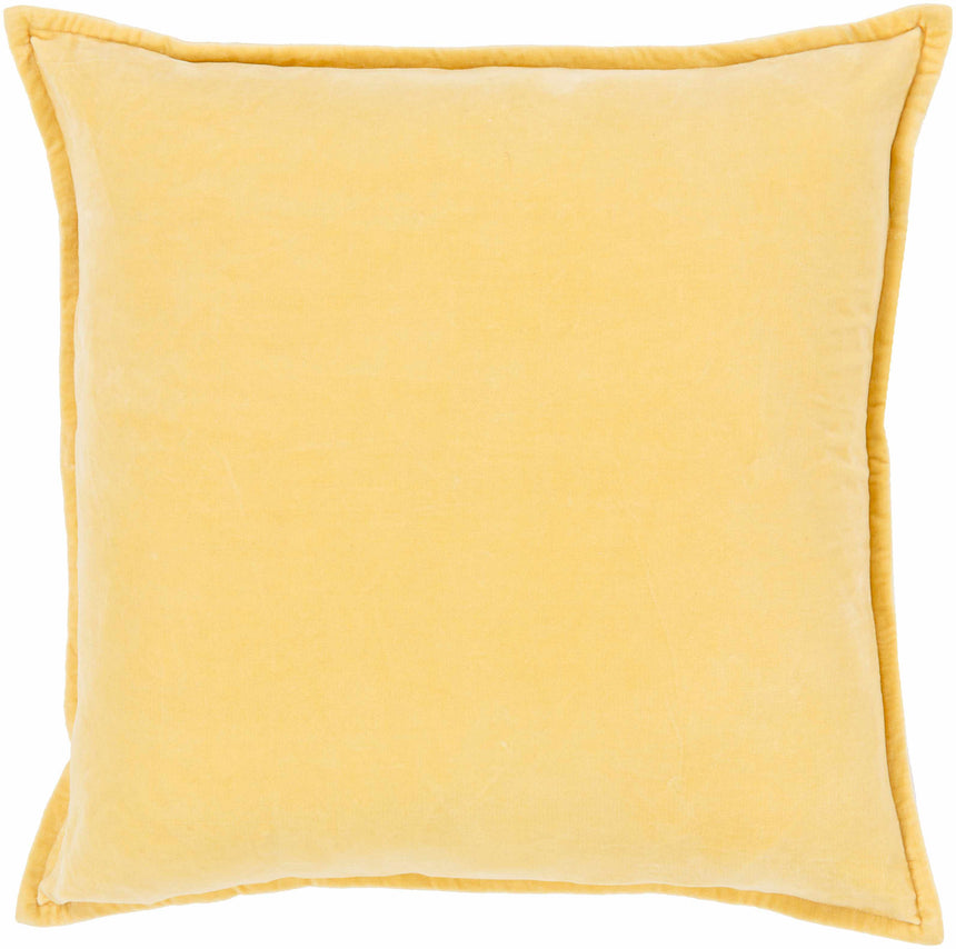 Wasilla Mustard Square Throw Pillow