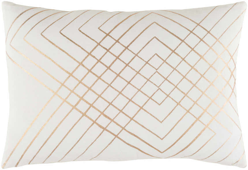 Wataga White Throw Pillow - Clearance