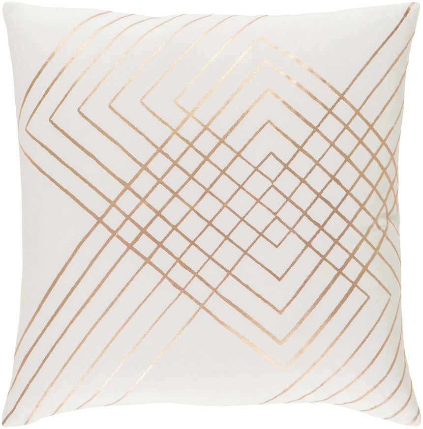 Wataga White Throw Pillow - Clearance