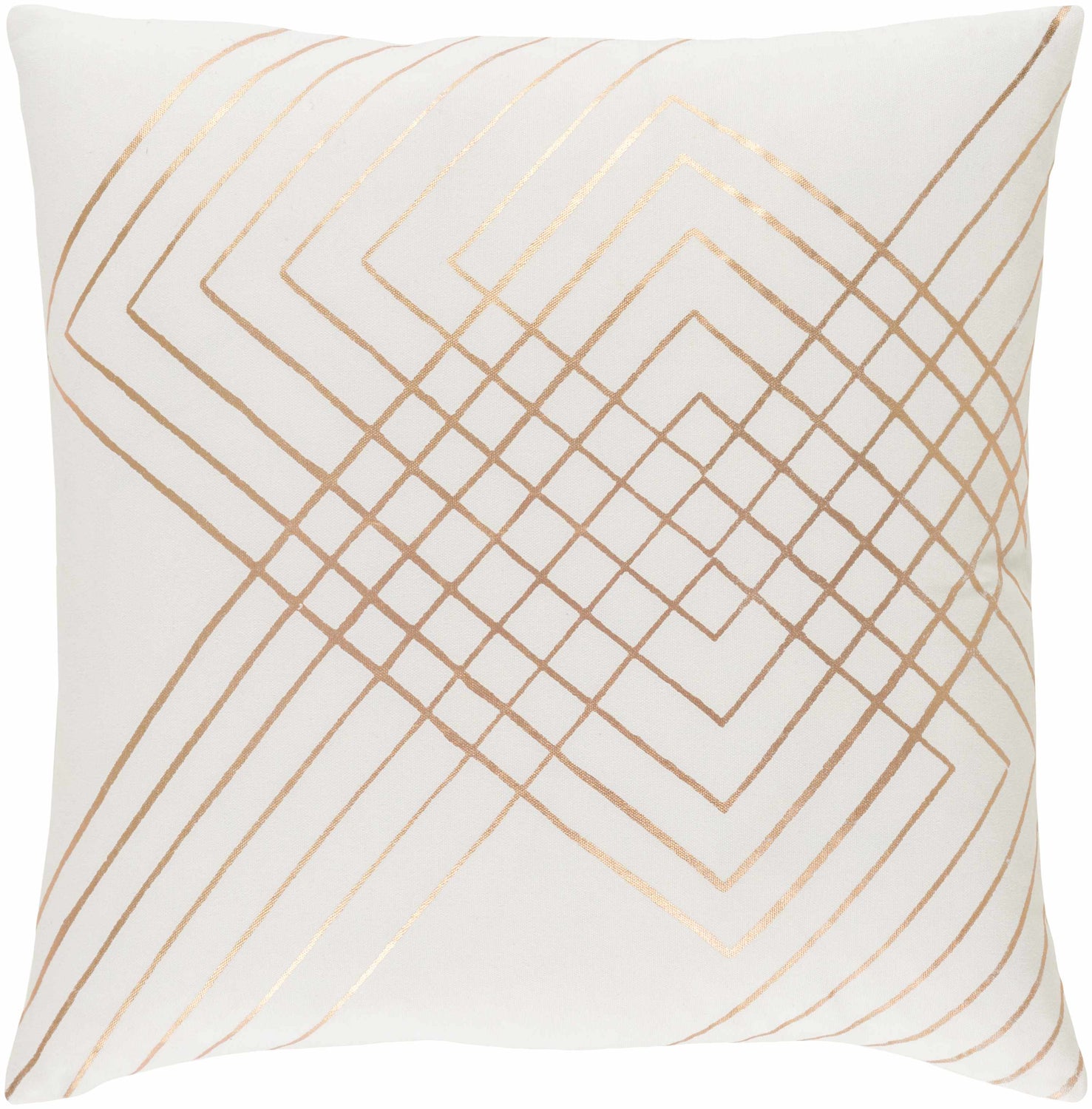 Wataga White Throw Pillow - Clearance