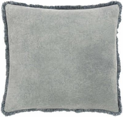 Penrod Gray Square Throw Pillow