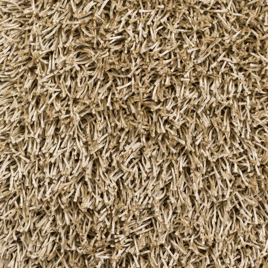 Browder Solid Beige Shag Area Rug - Clearance
