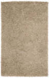 Close-up of the Browder Solid Beige Shag Area Rug showing its dense, soft, and textured pile. Design-Rectangle-58