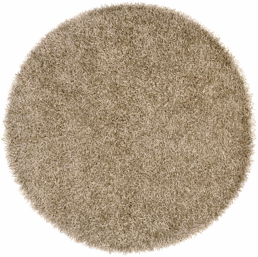 Browder Solid Beige Shag Area Rug - Clearance