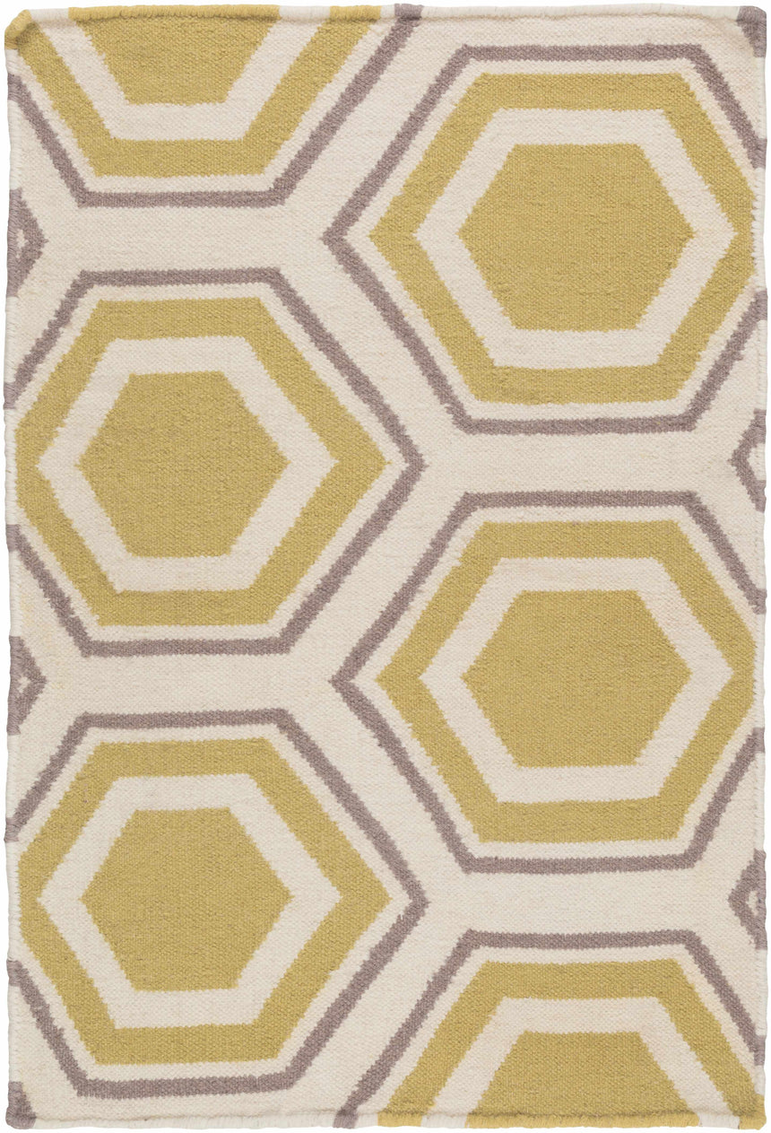 Welton Honeycomb Pattern Wool Rug - Clearance