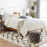 Medomak Cotton Throw Blanket with tassels