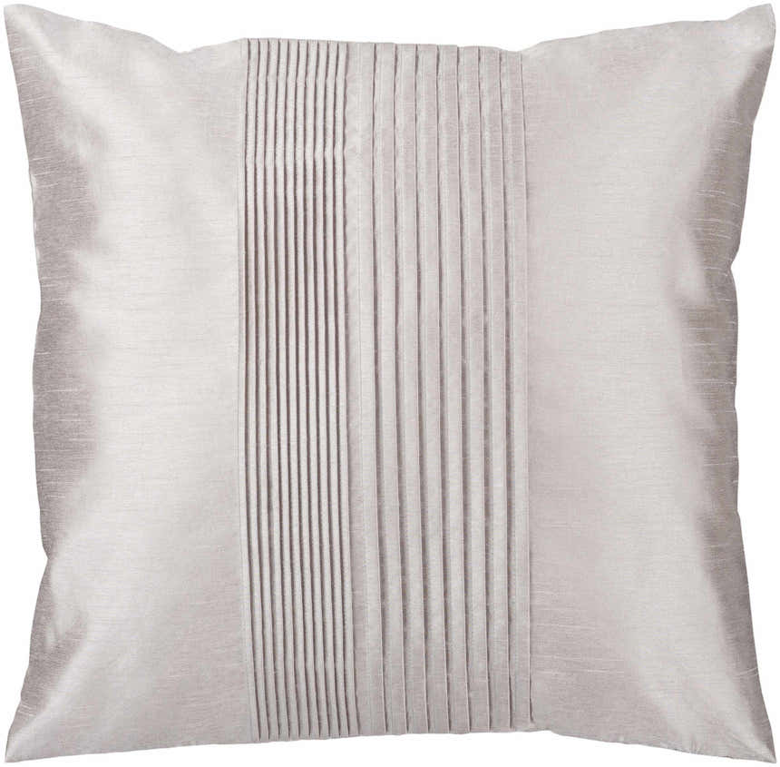 Whitfield Light Gray Square Throw Pillow - Clearance