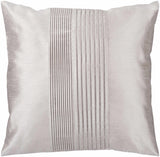 Whitfield Light Gray Square Throw Pillow