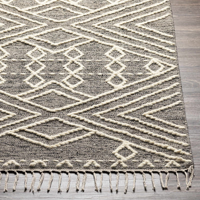 Skedee Gray/Cream Diamond Area Rug - Clearance