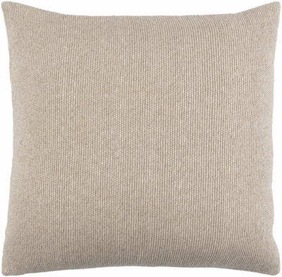 Evan Oatmeal Square Throw Pillow - Clearance