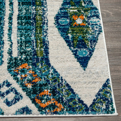 Winthrop Green/Blue Southwestern Rug - Clearance (FSA)