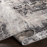 Witchford Abstract Charcoal Thick Rug