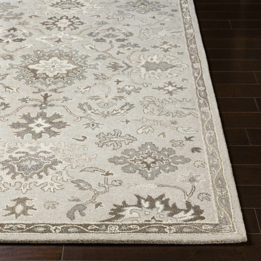 Willimantic Beige Thick Wool Rug