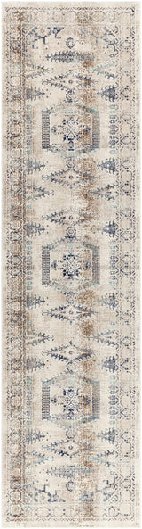 Wem Faded Neutral Area Rug - Clearance
