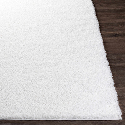 White Solid Area Carpet - Clearance