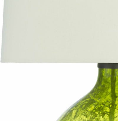 Westview Lime Green Glass Table Lamp