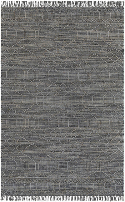 Manby Black Jute&Wool Area Carpet - Clearance
