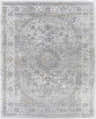 Withams Textured Luxe Area Rug in charcoal, cream, and gray with a traditional oriental pattern. Design-Rectangle-71010