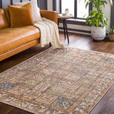 Watermount Washable Aztec Style Area Rug - Clearance