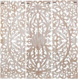Xava Ornate Carved Wood Wall Art