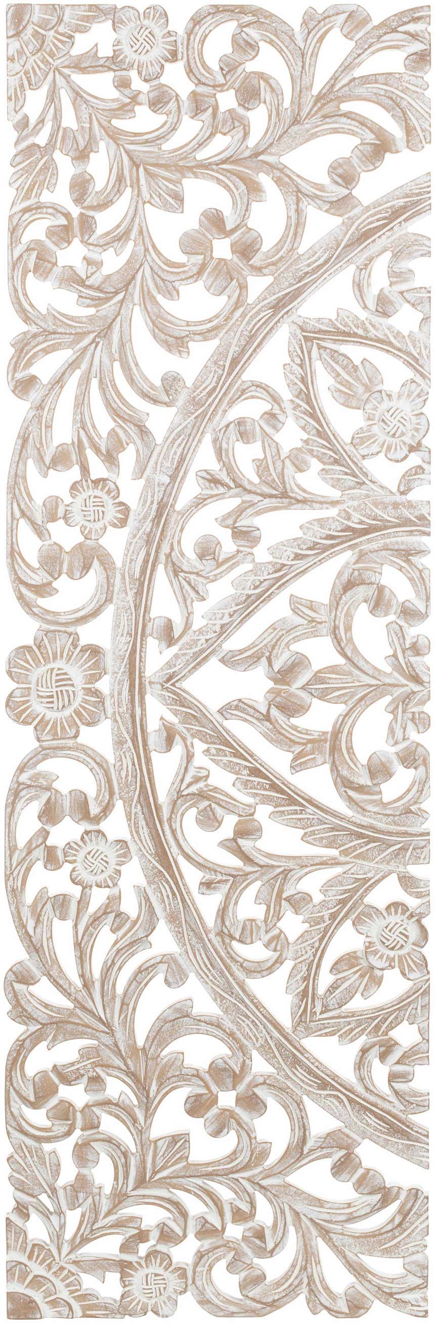 Xava Ornate Carved Wood Wall Art