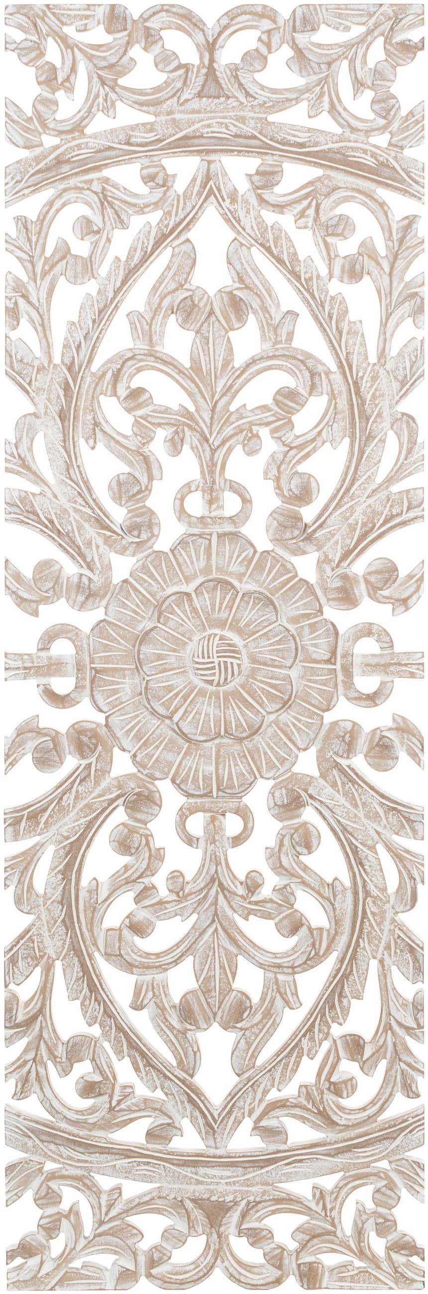 Xava Ornate Carved Wood Wall Art