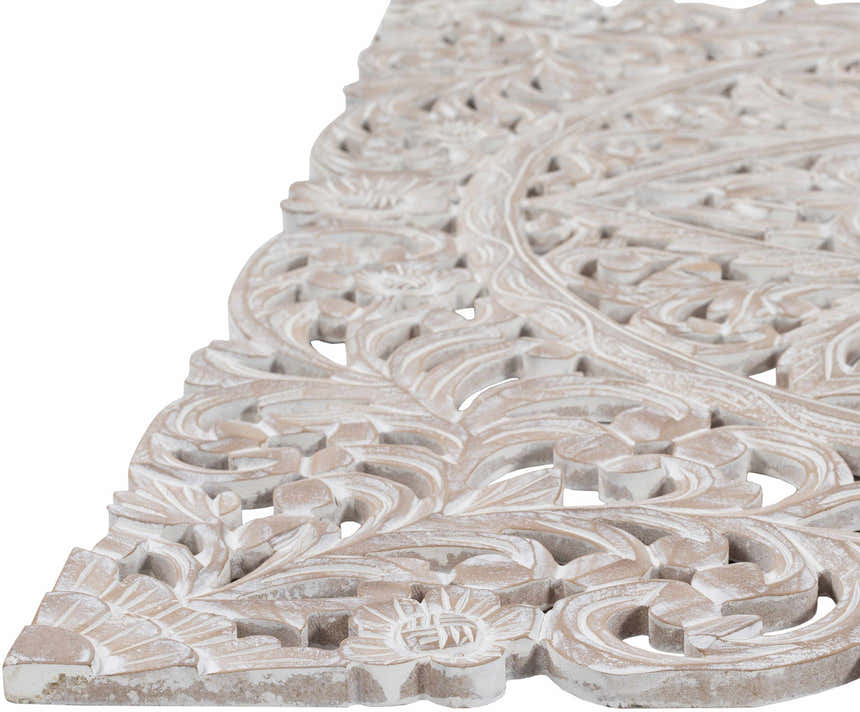 Xava Ornate Carved Wood Wall Art